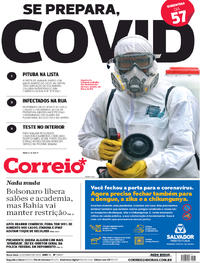 Capa do jornal Correio 12/05/2020