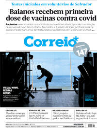 Capa do jornal Correio 12/08/2020