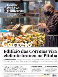Capa do jornal Correio 13/10/2020