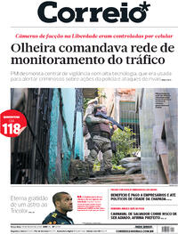 Capa do jornal Correio 14/07/2020