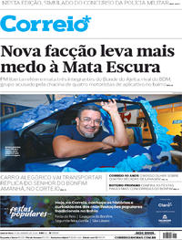 Capa do jornal Correio 15/01/2020