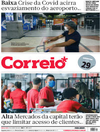 Capa do jornal Correio 15/04/2020