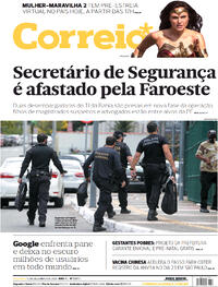 Capa do jornal Correio 15/12/2020