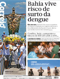 Capa do jornal Correio 16/01/2020