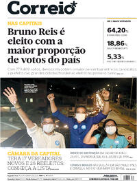 Capa do jornal Correio 16/11/2020