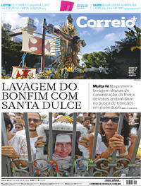 Capa do jornal Correio 17/01/2020