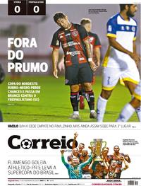 Capa do jornal Correio 17/02/2020