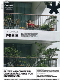 Capa do jornal Correio 18/04/2020