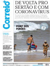 Capa do jornal Correio 18/05/2020