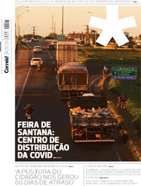 Capa do jornal Correio 18/07/2020