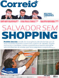 Capa do jornal Correio 19/03/2020