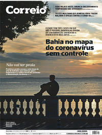 Capa do jornal Correio 20/03/2020