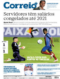 Capa do jornal Correio 21/08/2020