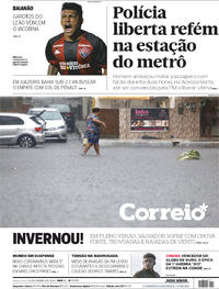 Capa do jornal Correio 23/01/2020