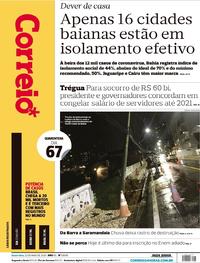 Capa do jornal Correio 23/05/2020