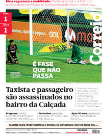 Capa do jornal Correio 23/10/2020