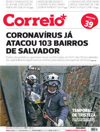Capa do jornal Correio 24/04/2020