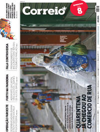 Capa do jornal Correio 25/03/2020