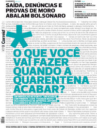 Capa do jornal Correio 25/04/2020