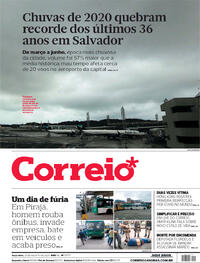 Capa do jornal Correio 25/08/2020