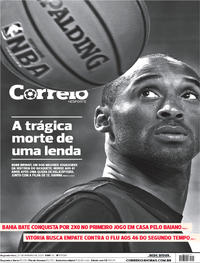 Capa do jornal Correio 27/01/2020