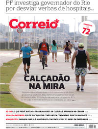 Capa do jornal Correio 27/05/2020