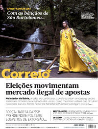 Capa do jornal Correio 27/10/2020