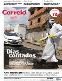 Capa do jornal Correio 28/05/2020