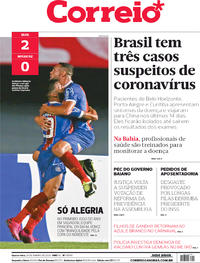 Capa do jornal Correio 29/01/2020