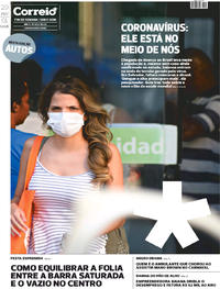 Capa do jornal Correio 29/02/2020