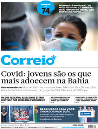 Capa do jornal Correio 29/05/2020