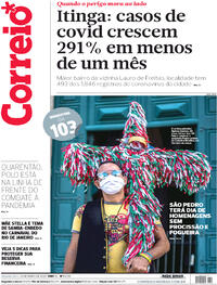 Capa do jornal Correio 29/06/2020
