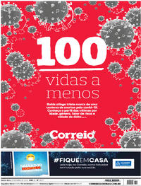 Capa do jornal Correio 30/04/2020