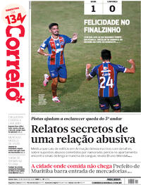 Capa do jornal Correio 30/07/2020