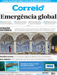 Capa do jornal Correio 31/01/2020