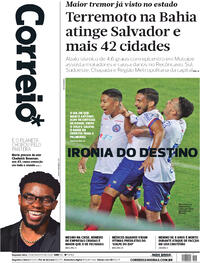 Capa do jornal Correio 31/08/2020