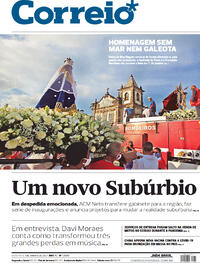 Capa do jornal Correio 01/01/2021