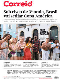 Capa do jornal Correio 01/06/2021