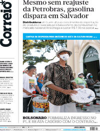 Capa do jornal Correio 01/12/2021