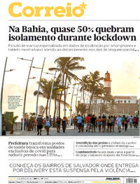 Capa do jornal Correio 02/03/2021