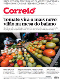 Capa do jornal Correio 02/12/2021