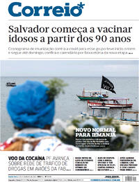 Capa do jornal Correio 03/02/2021