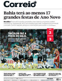 Capa do jornal Correio 03/12/2021