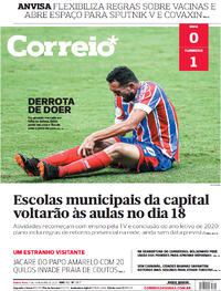 Capa do jornal Correio 04/02/2021