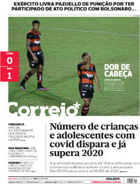 Capa do jornal Correio 04/06/2021