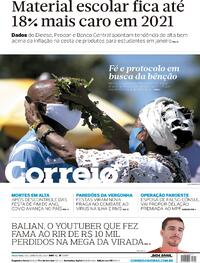 Capa do jornal Correio 05/01/2021
