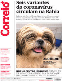 Capa do jornal Correio 05/02/2021