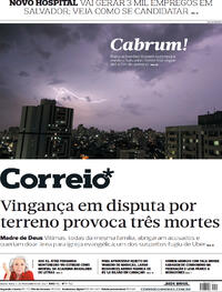 Capa do jornal Correio 05/11/2021