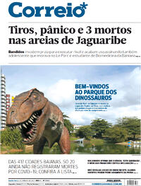 Capa do jornal Correio 06/01/2021