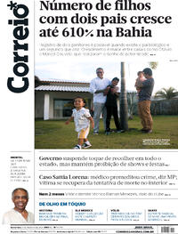 Capa do jornal Correio 06/08/2021